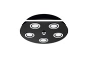 Lamper - EGLO GRATTINO ceiling light black clear - 33805
