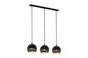 Lamper - EGLO CAMASTRA langbordspendel, sort/guld - 33334