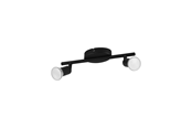 Lamper - EGLO BUZZ LED spotskinne 2L, sort - 32429