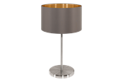 Lamper - EGLO MASERLO bordlampe, cappuccino, guld - 31631