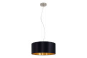 Lamper - EGLO PASTERI pendel, antracit-brun - 31574