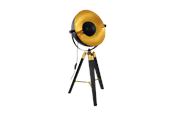 Lamper - EGLO COVALEDA bordlampe, sort/guld - 49617