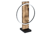 Lamper - EGLO BOYAL bordlampe, sort/rustik brun - 99457