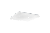 Lamper - EGLO FRANIA-S plafond Ø430x430 mm, 3000K, hvid med krystaleffekt - 97883