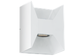 Lamper - EGLO MORINO udendørs væglampe 2x2,5W 3000K, hvid - 93318