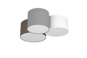 Lamper - EGLO PASTORE loftlampe, antracit brun/sort/hvid - 97479
