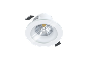 Lamper - EGLO SALABATE indbygningsspot Ø88 mm, 2700K, hvid - 98238