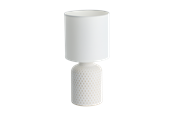 Lamper - EGLO BELLARIVA bordlampe, creme/hvid - 97773
