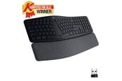 Tastatur - Logitech ERGO K860 Wireless Ergonomic - UK - Tastatur - Engelsk - UK - Sort - 920-010107