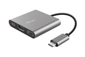 Dockingstation - Trust Dalyx 3-in-1 Multiport USB-C Adapter - 23772