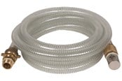 Værktøj - Einhell sugeslange med messing adapter 1" Ø25 mm. 4 meter klar - 4173630