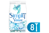 Barbergrej - Gillette-Venus Gillette Simply Venus 2 engangsskraber 8 stk. - 7702018024599