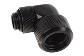 Gør-det-selv vandkøling - Alphacool Eiszapfen 16 mm HardTube compression fitting 90° rotatable G1/4 - liquid cooling system compression angled fitting - 17395