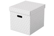 Arkivering & Opbevaring - Esselte  Home opbevaringsboks Cube, pakke med 3 Hvid - 628288