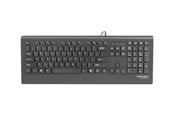 Tastatur - Natec Barracuda - keyboard - US - black - Tastatur - Amerikansk engelsk - Sort - NKL-0876