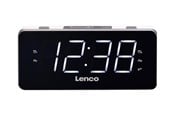 DAB, netværks- og clockradio - Lenco CR-18 - clock radio - FM - Hvid - CR-18 White