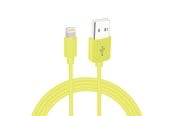 Skærmkabel - Sinox Lightning kabel m/original Apple™ chip - 2m - Gul - SXI2502MFI-Y