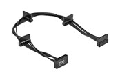 Kabler, ledninger, afdækning og brandsikring - DeLOCK power adapter - SATA power to SATA power - 40 cm - 60395