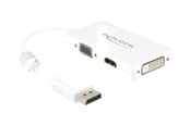 Kabler, ledninger, afdækning og brandsikring - DeLOCK DisplayPort adapter - 16 cm - 62655