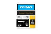 Papir, Fotopapir og Etiketter - DYMO Dymo Rhino permanent polyester | 19mm x 5.5m | sort på klar - 622290