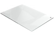 Konference & Præsentation - Nobo transparent akryl mini whiteboard skrivebordsblok, A4 - 1915611