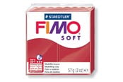 Hobby artikler - Staedtler FIMO modeller soft 57g. Julerød - 8020-2 P