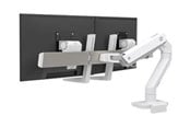 Skærmholder - Ergotron HX Dual Monitor Arm Low-Profile Top Mount C-Clamp - 45-611-216