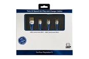Spil tilbehør - iMP TECH 4M Braided Fast Charge Play and Charge Cable for PS5 - Wired Tilbehør til spillekonsol - Sony PlayStation 5 - 5060176365421