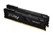 RAM - Kingston FURY Beast DDR4-3600 - 16GB - CL17 - Dual Channel (2 pcs) - Intel XMP - Sort - KF436C17BBK2/16
