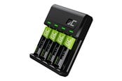 Batteri - Green Cell VitalCharger USB battery charger - 4 x AA type - NiMH - 0.5 Watt - GRSETGC01
