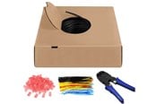 Netværkskabel - Pro CAT 6 Outdoor network cable set U/UTP black 305 - Sort - 305m - 4040849554414