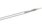 Antennekabel/stik - Pro 120 dB coaxial antenna cable 4x shielded CCS wh - 4040849740220