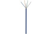 Netværkskabel - Pro CAT 6a network cable U/UTP blue 100 m - CU AWG - Blå - 100m - 4040849960963