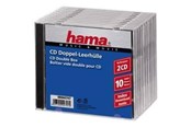 Lagringstilbehør - Hama CD Double Jewel Case Standard - storage CD jewel case - 44747