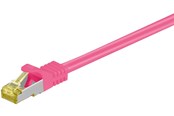 Netværkskabel - Pro RJ45 patch cord CAT 6A S/FTP (PiMF) 500 MHz with - Pink - 30m - 4040849916779