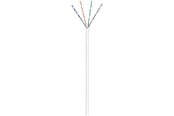 Netværkskabel - Pro CAT 6 network cable U/UTP white 100 m - CCA cop - Hvid - 100m - 4040849949647