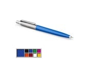 Skrive- og Tegneværktøjer - Parker Jotter Originals-kuglepen, blå lakering, medium spids, blå blæk, boblepakke - 2076052