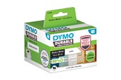 Papir, Fotopapir og Etiketter - DYMO LabelWriter Durable hyldeetiketter | 25mm x 89mm | 2 ruller x 350 stk - 2112285