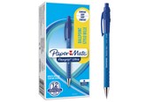 Skrive- og Tegneværktøjer - Paper Mate Flexgrip Ultra Retractable Ballpoint Pens | Medium spids (1,0 mm) | Blå | 12 styk - S0190433