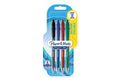 Skrive- og Tegneværktøjer - Paper Mate Flexgrip Ultra Retractable Ballpoint Pens | Medium spids (1,0 mm) | Forskellige farver | 4 styk - 2027736