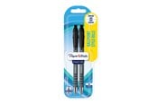 Skrive- og Tegneværktøjer - Paper Mate Flexgrip Ultra Retractable Ballpoint Pens | Medium spids (1,0 mm) | Sort | Pakke med 2 styk - 2027739
