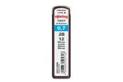 Skrive- og Tegneværktøjer - Rotring rOtring blyantstifter | 0.7 mm | 2B hårdhed | 12 stifter - S0231230