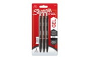 Skrive- og Tegneværktøjer - Sharpie S-Gel | Gelpenne | Medium spids (0,7 mm) | Sort blæk | 3 styk - 2136598