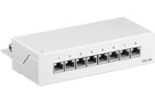 Netværkskabel - Pro CAT 6a Mini/Desktop Patch - 8 Port - Hvid - 4040849620676