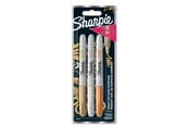 Skrive- og Tegneværktøjer - Sharpie Permanent Markers | Fin spids | Forskellige metalliske farver | 3 styk - 1986006