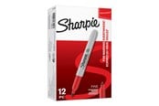 Skrive- og Tegneværktøjer - Sharpie Permanent Markers | Fin spids | Rød | 12 styk - S0810940