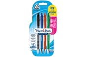 Skrive- og Tegneværktøjer - Paper Mate Flexgrip Gel Pens | 0,7 mm | Sort, blåt, rødt og grønt blæk | 4 styk - 2108216