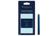 Skrive- og Tegneværktøjer - Waterman Fountain Pen blækpatroner | Lang | Serenity Blue | 8 Antal | Blisterpakning - S0713021