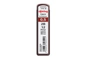 Skrive- og Tegneværktøjer - Rotring rOtring blyantstifter | 0.5 mm | 2B hårdhed | 12 stifter - S0312630