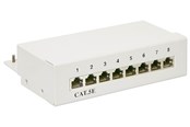 Systemtilbehør (kølepasta mv.) - Pro CAT 6 Mini/Desktop Patch Panel 8 Port white - ST - 4040849620690